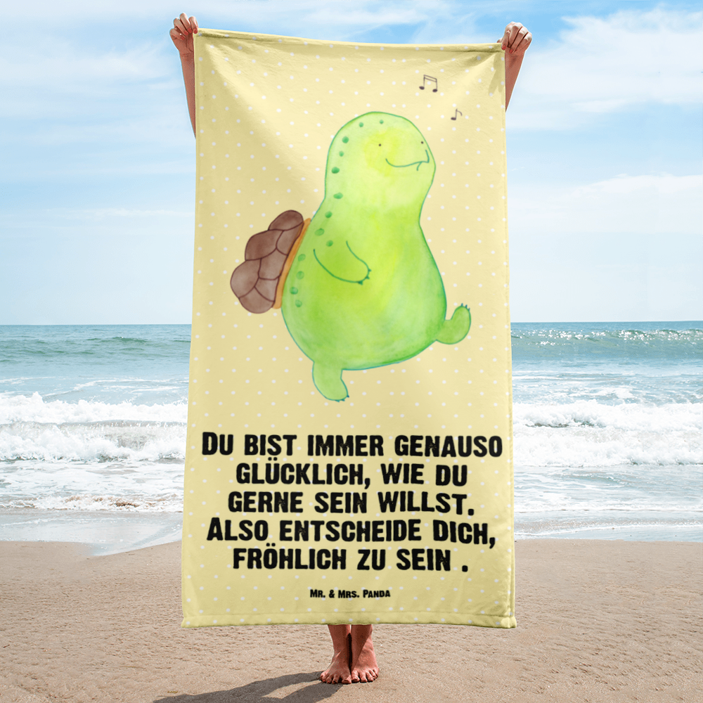 XL Badehandtuch Schildkröte Pfeifen Handtuch, Badetuch, Duschtuch, Strandtuch, Saunatuch, Schildkröte, Schildi, Schildkröten, fröhlich, Glück, Motivation, Lebensfreude, Depression, Trennung, Neuanfang