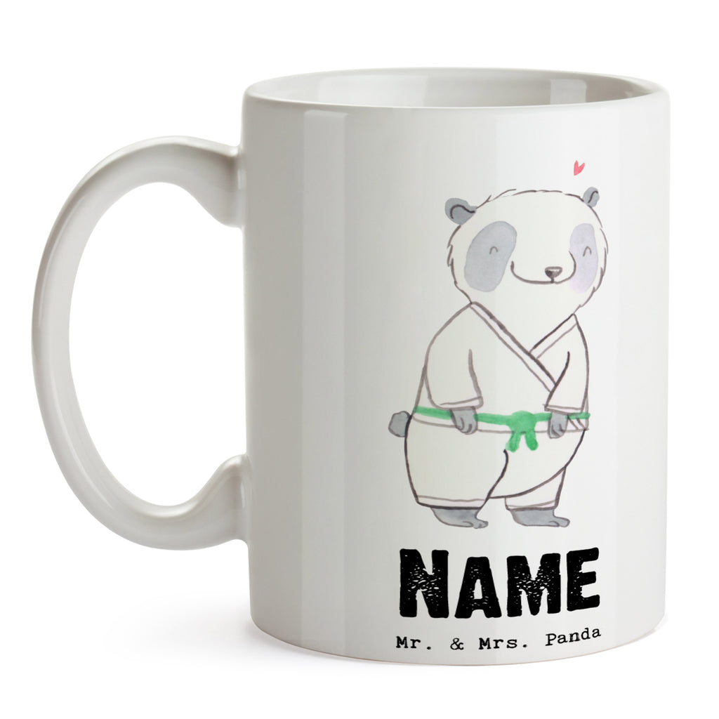 Personalisierte Tasse Panda Jiu Jitsu Personalisierte Tasse, Namenstasse, Wunschname, Personalisiert, Tasse, Namen, Drucken, Tasse mit Namen, Geschenk, Sport, Sportart, Hobby, Schenken, Danke, Dankeschön, Auszeichnung, Gewinn, Sportler, Jiu Jitsu, japanische Kampfkunst, Selbstverteidigung