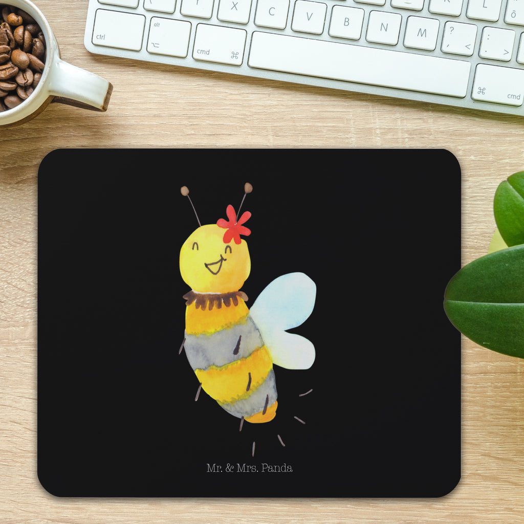 Mauspad Biene Blume Mousepad, Computer zubehör, Büroausstattung, PC Zubehör, Arbeitszimmer, Mauspad, Einzigartiges Mauspad, Designer Mauspad, Mausunterlage, Mauspad Büro, Biene, Wespe, Hummel