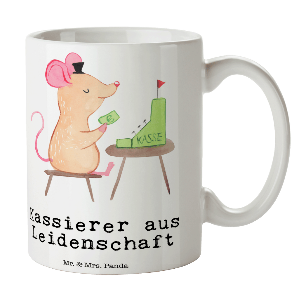 Tasse Kassierer aus Leidenschaft Tasse, Kaffeetasse, Teetasse, Becher, Kaffeebecher, Teebecher, Keramiktasse, Porzellantasse, Büro Tasse, Geschenk Tasse, Tasse Sprüche, Tasse Motive, Beruf, Ausbildung, Jubiläum, Abschied, Rente, Kollege, Kollegin, Geschenk, Schenken, Arbeitskollege, Mitarbeiter, Firma, Danke, Dankeschön, Kassierer, Kassenwart, Mitarbeiter Kasse