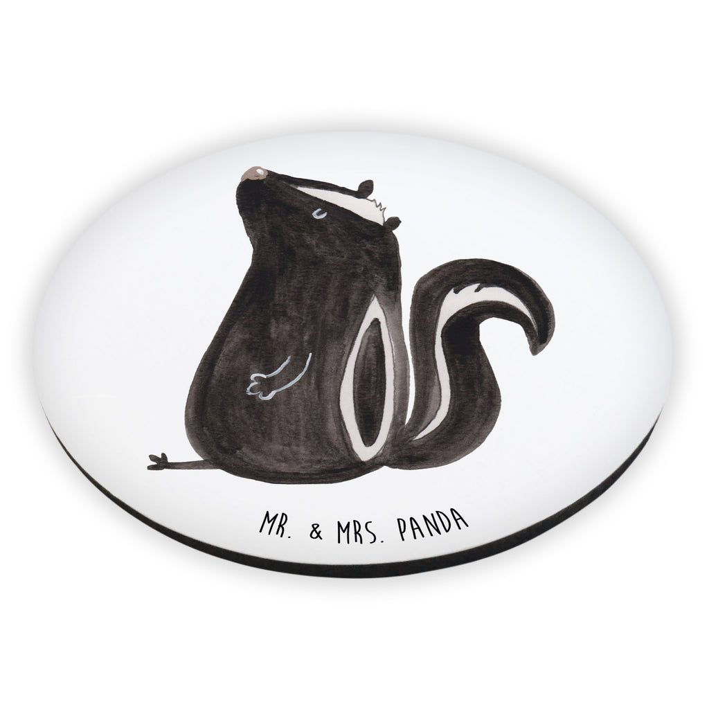 Rund Magnet Stinktier sitzend Kühlschrankmagnet, Pinnwandmagnet, Souvenir Magnet, Motivmagnete, Dekomagnet, Whiteboard Magnet, Notiz Magnet, Kühlschrank Dekoration, Stinktier, Skunk, Wildtier, Raubtier, Stinker, Stinki, Spruch, Büro, Recht, Besserwisser