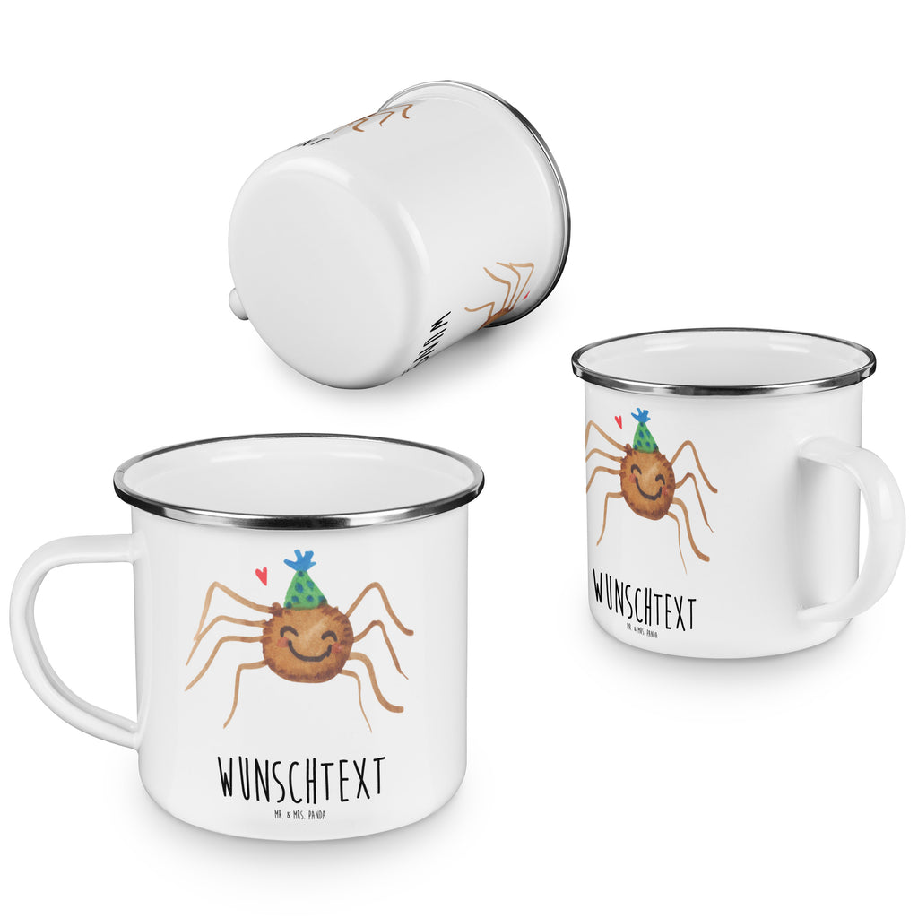 Personalisierte Emaille Tasse Spinne Agathe Party Emaille Tasse personalisiert, Emaille Tasse mit Namen, Campingtasse personalisiert, Namenstasse, Campingtasse bedrucken, Campinggeschirr personalsisert, tasse mit namen, personalisierte tassen, personalisierte tasse, tasse selbst gestalten, tasse bedrucken, tassen bedrucken, Spinne Agathe, Spinne, Agathe, Videos, Merchandise, Selbstliebe, Wunder, Motivation, Glück