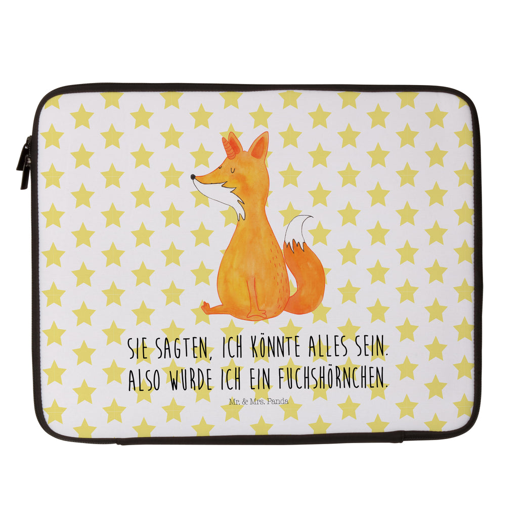 Notebook Tasche Fuchshörnchen Wunsch Notebook Tasche, Laptop, Computertasche, Tasche, Notebook-Tasche, Notebook-Reisehülle, Notebook Schutz, Einhorn, Einhörner, Einhorn Deko, Pegasus, Unicorn, Fuchs, Unicorns, Fuchshörnchen, Fuchshorn, Foxycorn, Füchse