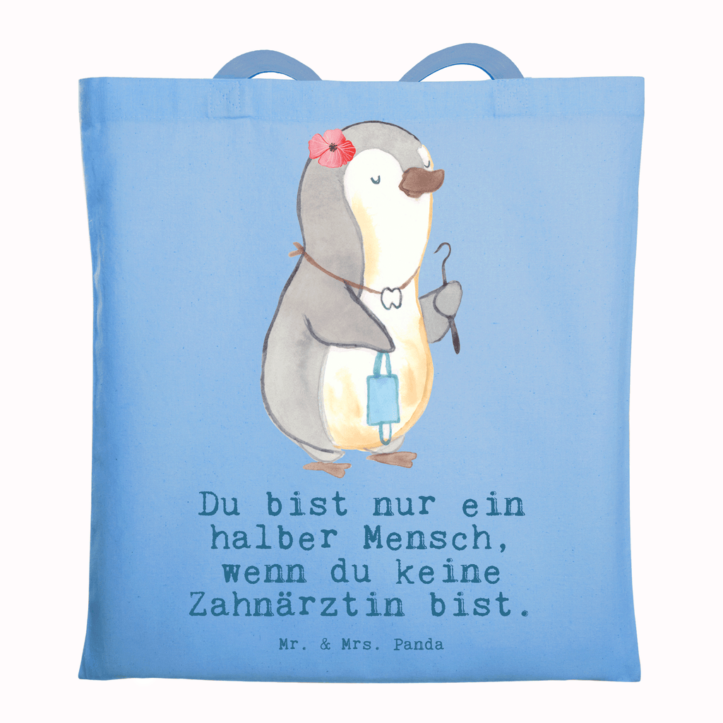 Tragetasche Zahnärztin mit Herz Beuteltasche, Beutel, Einkaufstasche, Jutebeutel, Stoffbeutel, Tasche, Shopper, Umhängetasche, Strandtasche, Schultertasche, Stofftasche, Tragetasche, Badetasche, Jutetasche, Einkaufstüte, Laptoptasche, Beruf, Ausbildung, Jubiläum, Abschied, Rente, Kollege, Kollegin, Geschenk, Schenken, Arbeitskollege, Mitarbeiter, Firma, Danke, Dankeschön