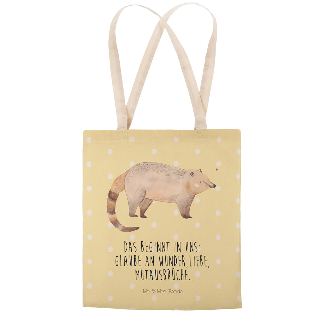 Einkaufstasche Nasenbär Tragetasche, Tasche, Beutel, Stofftasche, Baumwolltasche, Umhängetasche, Shopper, Einkaufstasche, Beuteltasche, Tiermotive, Gute Laune, lustige Sprüche, Tiere, Nasenbär, Nasenbären, Rüsselbär, Bär