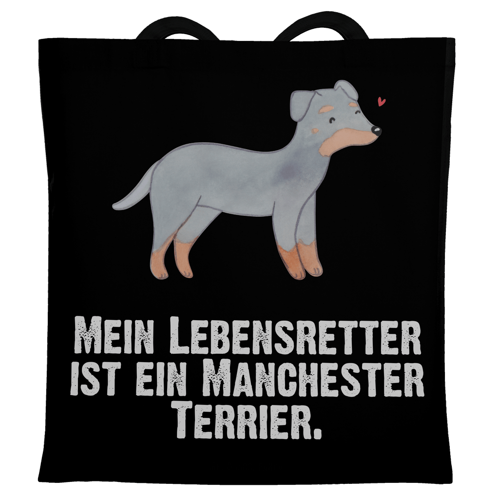 Tragetasche Manchester Terrier Lebensretter Beuteltasche, Beutel, Einkaufstasche, Jutebeutel, Stoffbeutel, Tasche, Shopper, Umhängetasche, Strandtasche, Schultertasche, Stofftasche, Tragetasche, Badetasche, Jutetasche, Einkaufstüte, Laptoptasche, Hund, Hunderasse, Rassehund, Hundebesitzer, Geschenk, Tierfreund, Schenken, Welpe, Manchester Terrier