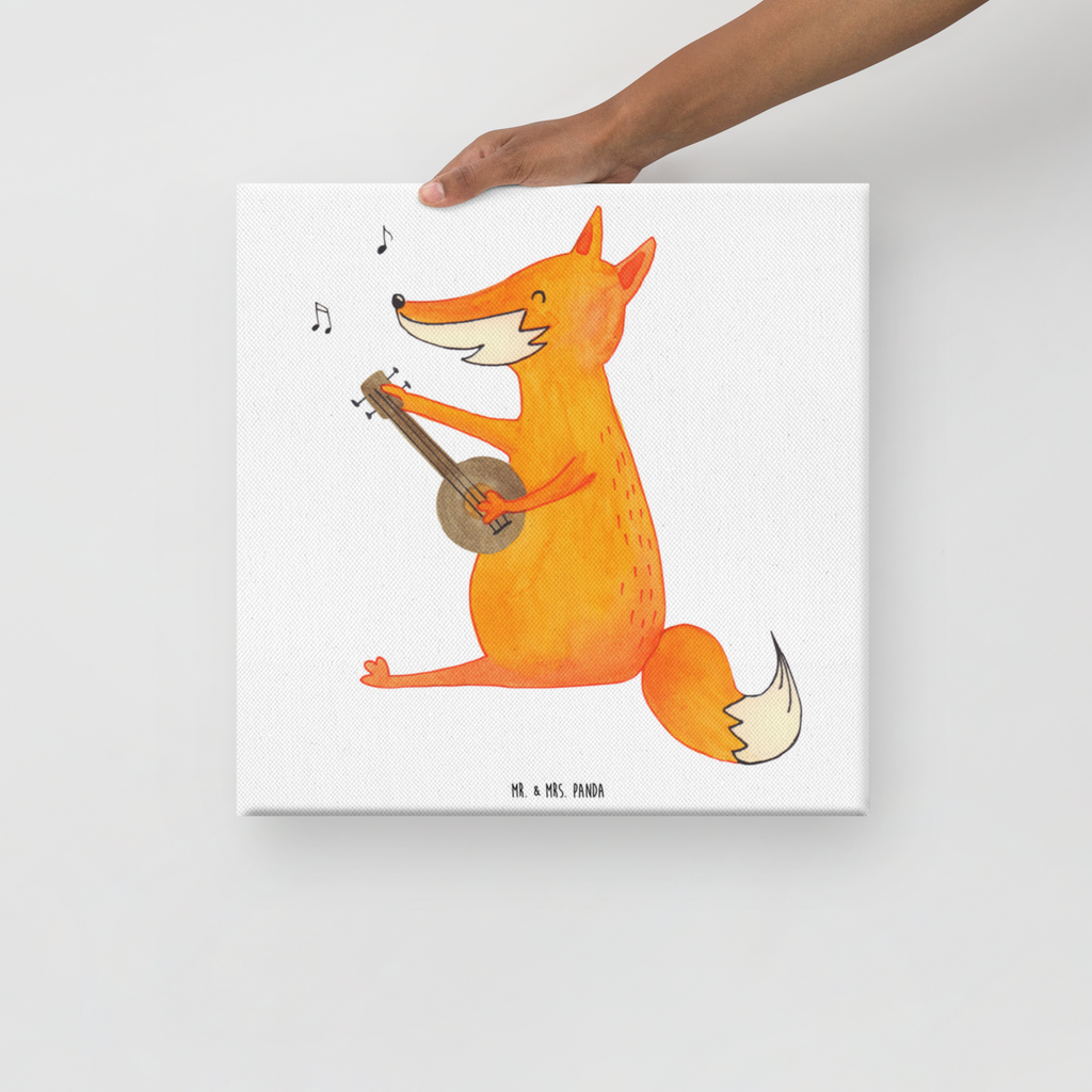 Leinwand Bild Fuchs Gitarre Leinwand, Bild, Kunstdruck, Wanddeko, Dekoration, Fuchs, Füchse, Geschenk Musiker, Musik Spruch, Musikerin, Sänger, Sängerin, Gitarre