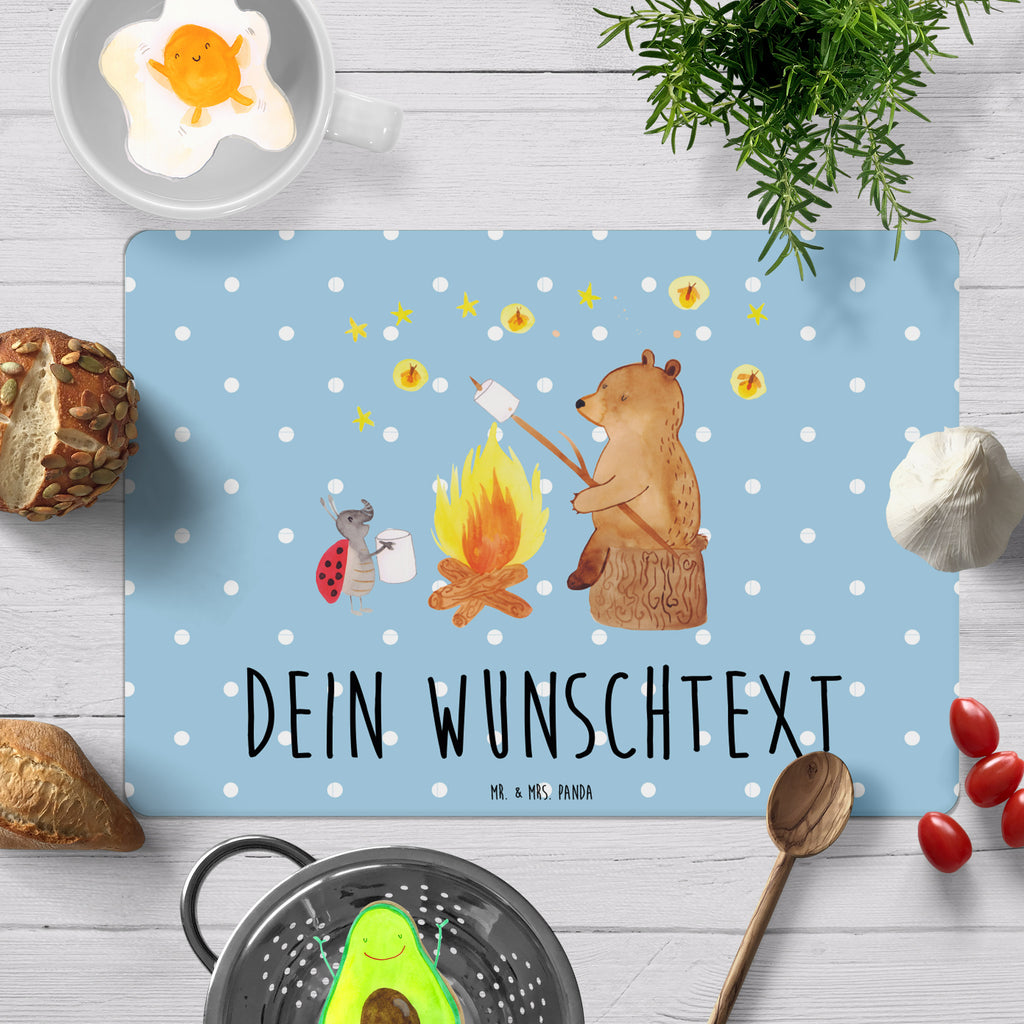 Personalisiertes Tischset Bär & Marienkäfer Lagerfeuer Personalisiertes Tischet, Personalisierter Tischuntersetzer, Personalisiertes Platzset, tischset personalisiert, personalisiertes tischset, personalisierte platzsets, platzset personalisiert, personalisierte platzdeckchen, platzdeckchen personalisiert, tischset mit namen, platzdeckchen mit namen, platzset mit namen abwaschbar, platzset mit namen, tischset abwaschbar mit namen, Bär, Teddy, Teddybär, Lagerfeuer