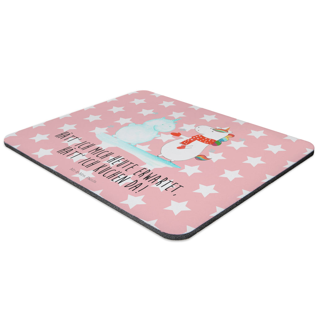 Mauspad Einhorn Schneemann Mousepad, Computer zubehör, Büroausstattung, PC Zubehör, Arbeitszimmer, Mauspad, Einzigartiges Mauspad, Designer Mauspad, Mausunterlage, Mauspad Büro, Einhorn, Einhörner, Einhorn Deko, Pegasus, Unicorn, Schneemann, Winter, Schnee, Kuchen, Weihnachten, kalt, Mütze, Handschuhe, X-Mas