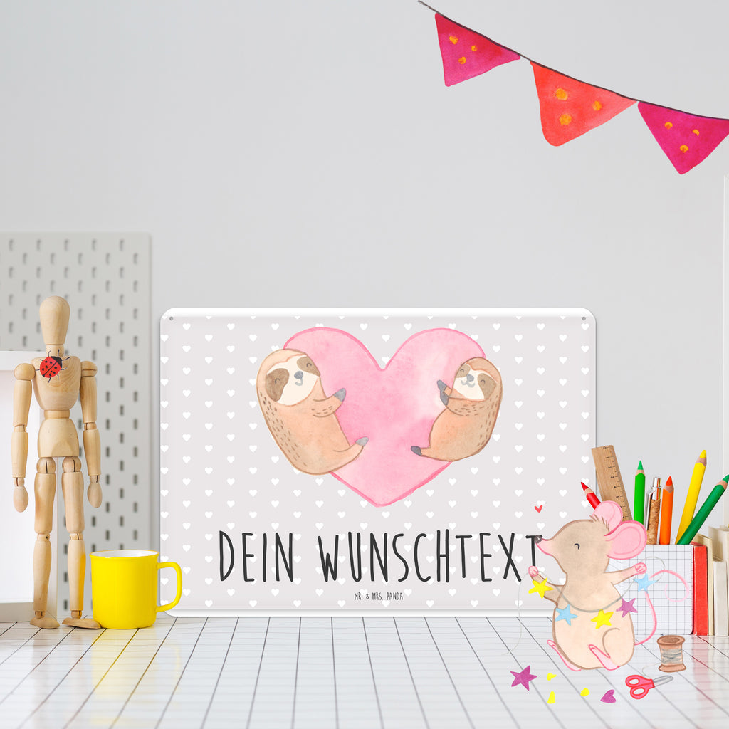 Personalisiertes Blechschild Faultiere Herz Blechschild, Metallschild, Geschenk Schild, Schild, Magnet-Metall-Schild, Deko Schild, Wandschild, Wand-Dekoration, Türschild, Liebe, Partner, Freund, Freundin, Ehemann, Ehefrau, Heiraten, Verlobung, Heiratsantrag, Liebesgeschenk, Jahrestag, Hocheitstag, Valentinstag, Geschenk für Frauen, Hochzeitstag, Mitbringsel, Geschenk für Freundin, Geschenk für Partner, Liebesbeweis, für Männer, für Ehemann