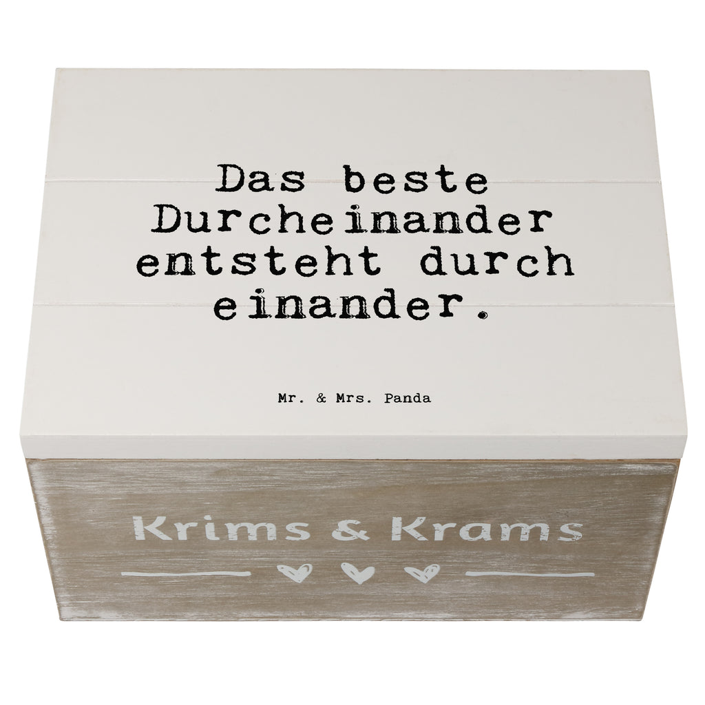 Holzkiste Sprüche und Zitate Das beste Durcheinander entsteht durch einander. Holzkiste, Kiste, Schatzkiste, Truhe, Schatulle, XXL, Erinnerungsbox, Erinnerungskiste, Dekokiste, Aufbewahrungsbox, Geschenkbox, Geschenkdose, Spruch, Sprüche, lustige Sprüche, Weisheiten, Zitate, Spruch Geschenke, Spruch Sprüche Weisheiten Zitate Lustig Weisheit Worte