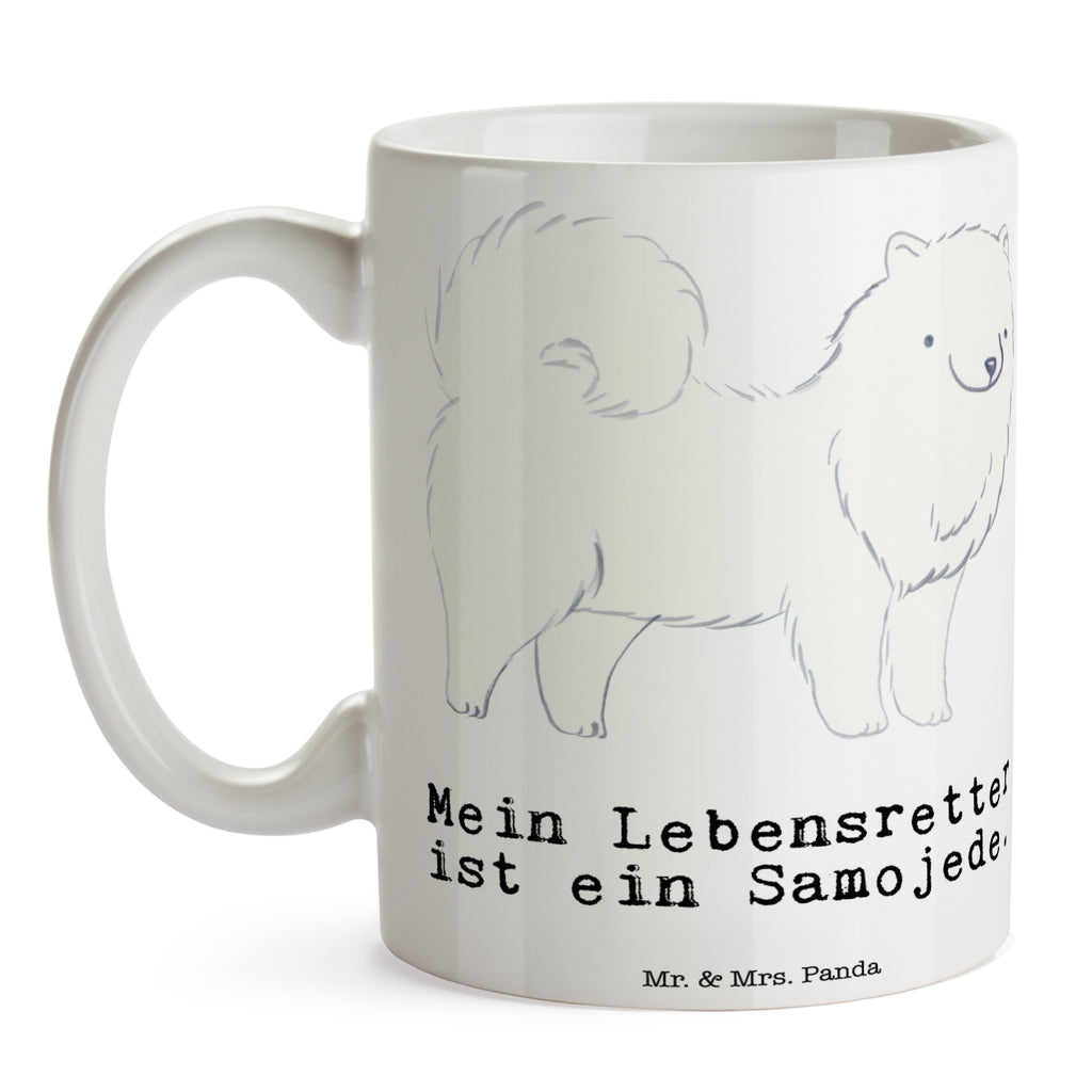 Tasse Samojede Lebensretter Tasse, Kaffeetasse, Teetasse, Becher, Kaffeebecher, Teebecher, Keramiktasse, Porzellantasse, Büro Tasse, Geschenk Tasse, Tasse Sprüche, Tasse Motive, Kaffeetassen, Tasse bedrucken, Designer Tasse, Cappuccino Tassen, Schöne Teetassen, Hund, Hunderasse, Rassehund, Hundebesitzer, Geschenk, Tierfreund, Schenken, Welpe, Samojede, Samojedenhund, Samojedenspitz