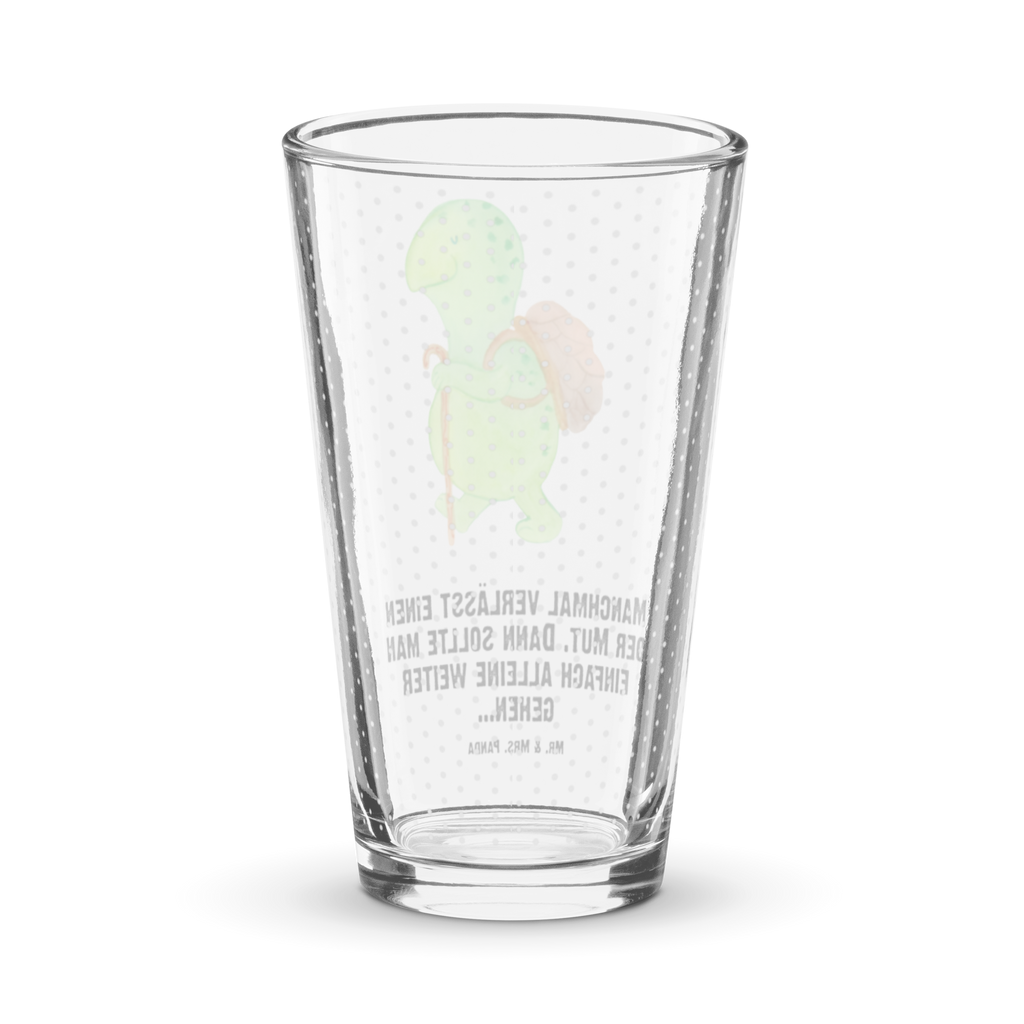 Premium Trinkglas Schildkröte Wanderer Trinkglas, Glas, Pint Glas, Bierglas, Cocktail Glas, Wasserglas, Schildkröte, Schildkröten, Motivation, Motivationsspruch, Motivationssprüche, Neuanfang