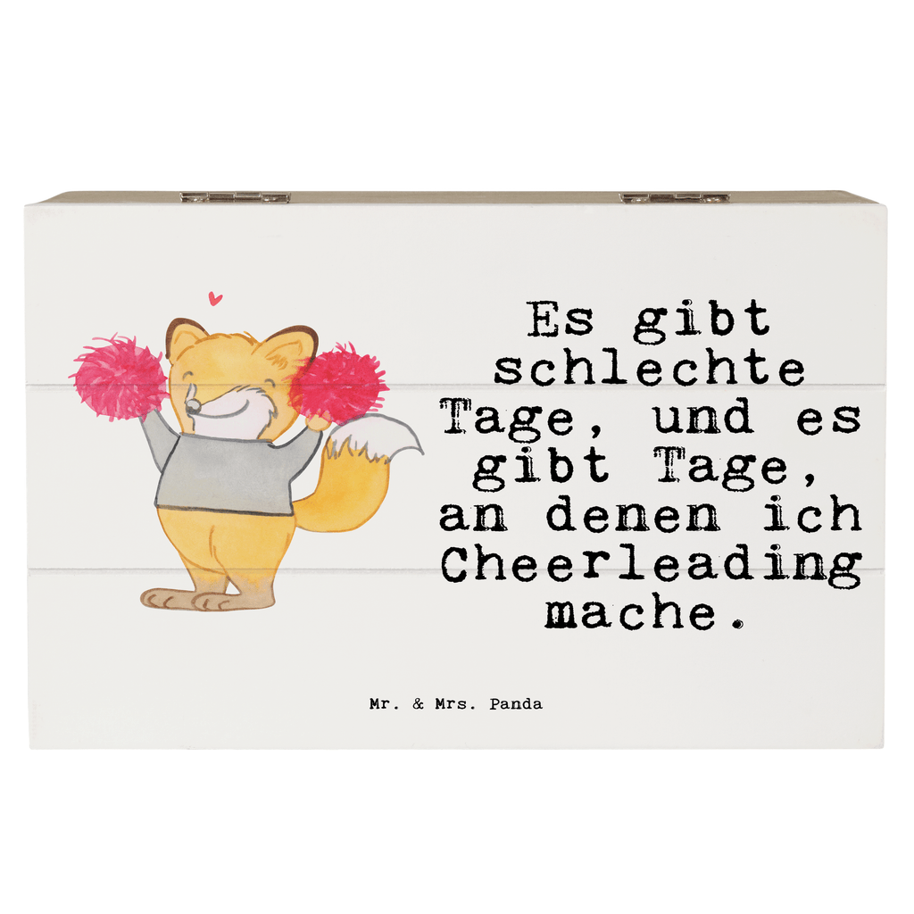 Holzkiste Fuchs Cheerleader Tage Holzkiste, Kiste, Schatzkiste, Truhe, Schatulle, XXL, Erinnerungsbox, Erinnerungskiste, Dekokiste, Aufbewahrungsbox, Geschenkbox, Geschenkdose, Geschenk, Sport, Sportart, Hobby, Schenken, Danke, Dankeschön, Auszeichnung, Gewinn, Sportler, Cheerleader, Cheerleading, Turnen, Turn Club, Turniere