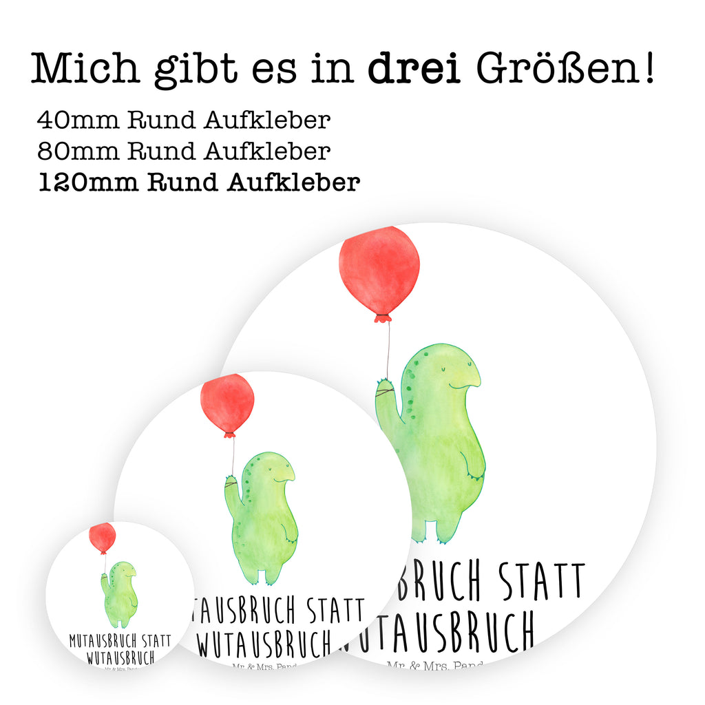 Rund Aufkleber Schildkröte Luftballon Sticker, Aufkleber, Etikett, Schildkröte, Schildkröten, Mutausbruch, Motivation, Motivationsspruch