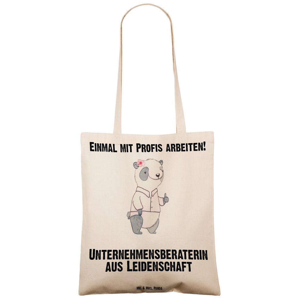 Tragetasche Unternehmensberaterin aus Leidenschaft Beuteltasche, Beutel, Einkaufstasche, Jutebeutel, Stoffbeutel, Tasche, Shopper, Umhängetasche, Strandtasche, Schultertasche, Stofftasche, Tragetasche, Badetasche, Jutetasche, Einkaufstüte, Laptoptasche, Beruf, Ausbildung, Jubiläum, Abschied, Rente, Kollege, Kollegin, Geschenk, Schenken, Arbeitskollege, Mitarbeiter, Firma, Danke, Dankeschön