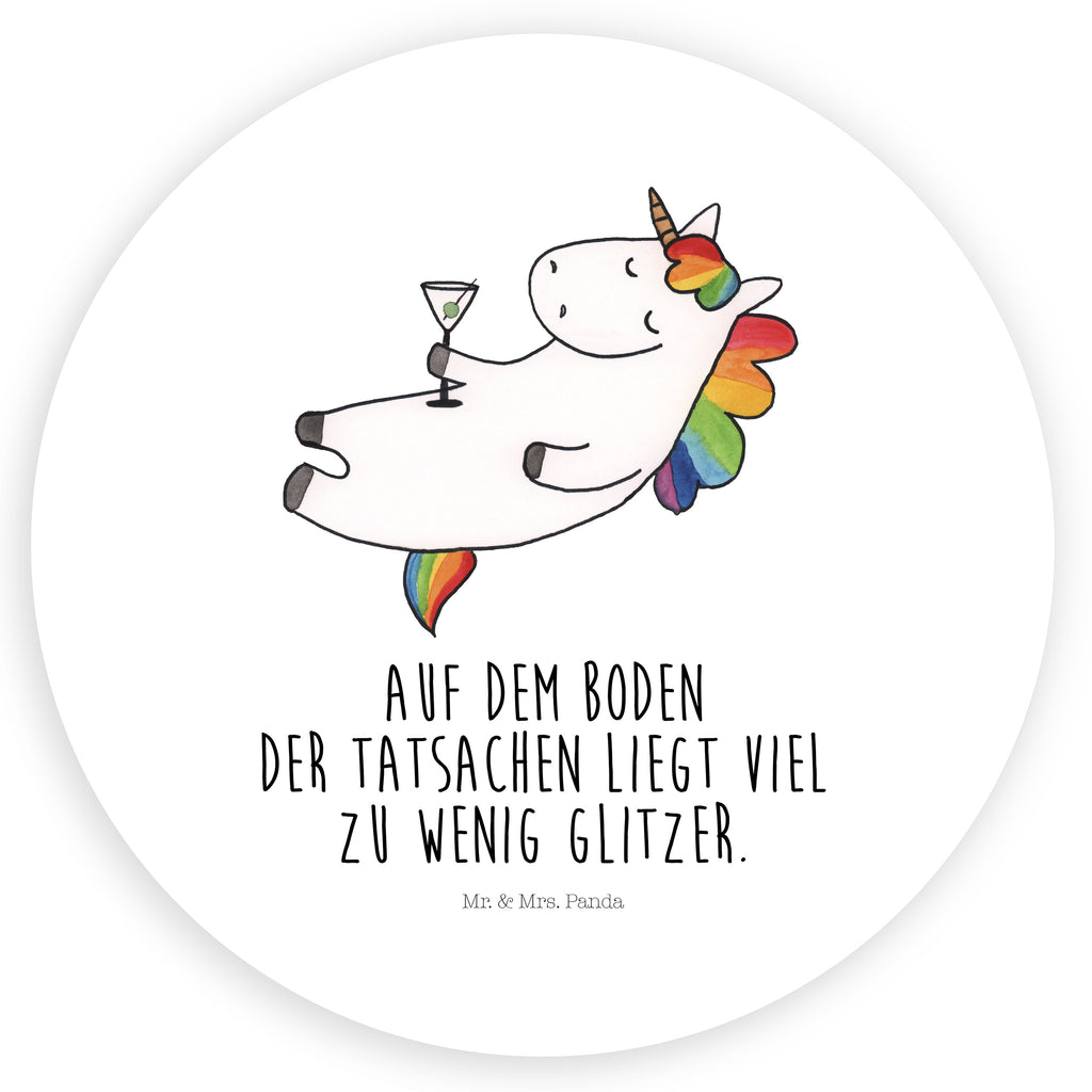 Rund Aufkleber Einhorn Cocktail Sticker, Aufkleber, Etikett, Kinder, rund, Einhorn, Einhörner, Einhorn Deko, Pegasus, Unicorn, Party, Spaß, Feiern, Caipirinha, Rum, Cuba Libre, Sekt, Freundin, Geburtstag, lustig, witzig, Spruch, Glitzer