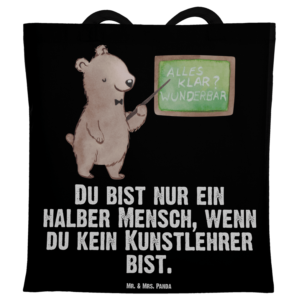 Tragetasche Kunstlehrer mit Herz Beuteltasche, Beutel, Einkaufstasche, Jutebeutel, Stoffbeutel, Tasche, Shopper, Umhängetasche, Strandtasche, Schultertasche, Stofftasche, Tragetasche, Badetasche, Jutetasche, Einkaufstüte, Laptoptasche, Beruf, Ausbildung, Jubiläum, Abschied, Rente, Kollege, Kollegin, Geschenk, Schenken, Arbeitskollege, Mitarbeiter, Firma, Danke, Dankeschön, Kunstlehrer, Kunstunterricht, Kunstschule