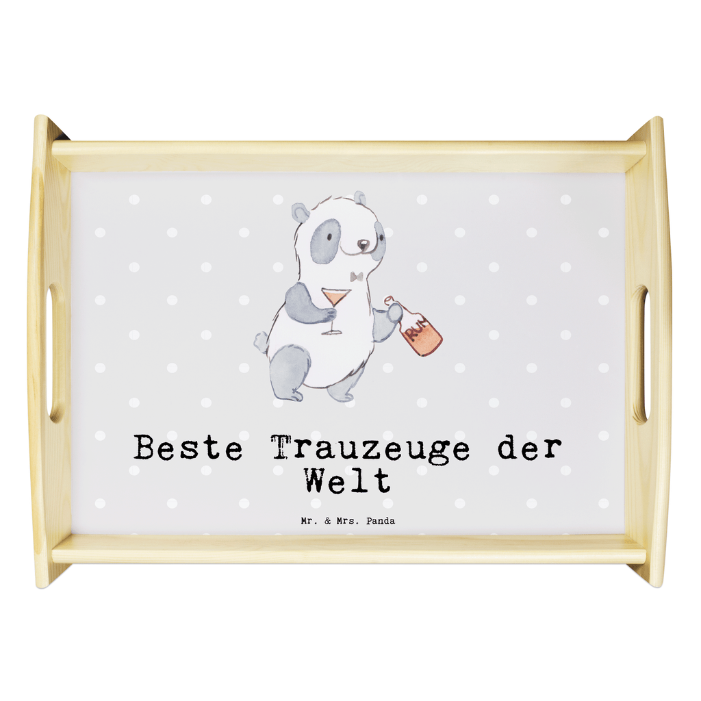 Serviertablett Panda Bester Trauzeuge der Welt Serviertablett, Tablett, Holztablett, Küchentablett, Dekotablett, Frühstückstablett, für, Dankeschön, Geschenk, Schenken, Geburtstag, Geburtstagsgeschenk, Geschenkidee, Danke, Bedanken, Mitbringsel, Freude machen, Geschenktipp, Trauzeugen, Trauzeuge, Trauhzeugen, Hochzeit, Heirat, JGA, Trauung, Kirche, Standesamt, Braut, Bräutigam