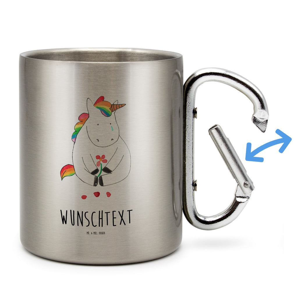 Personalisierter Edelstahlbecher Einhorn Traurig Personalisierte Edelstahltasse, Personalisierter Edelstahlbecher, Personalisierter Outdoor Becher, Personalisierte Outdoor Tasse, Einhorn, Einhörner, Einhorn Deko, Pegasus, Unicorn, Glitzer, Trösten. Freundschaft, Freunde, Liebe, Trauer, Grußkarte, Blume