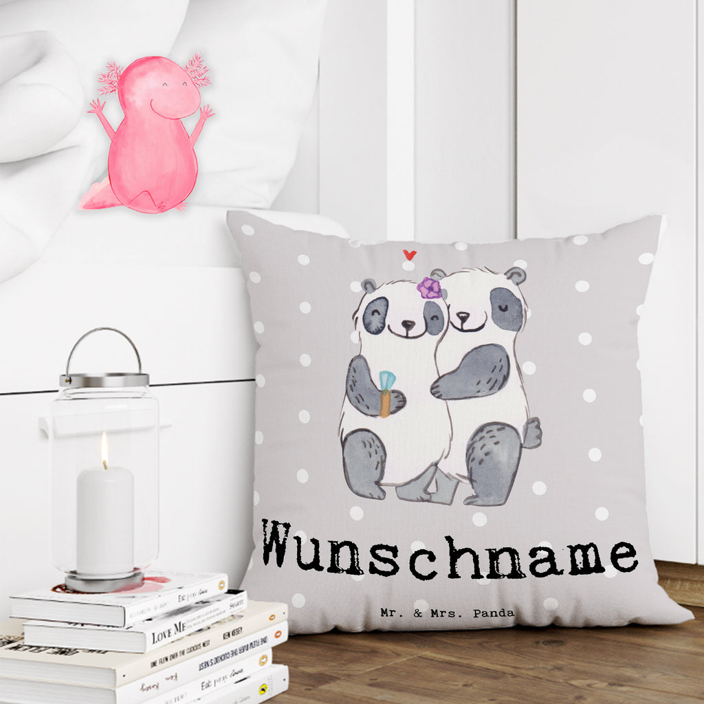 Personalisiertes Kissen Panda Beste Verlobte der Welt Kissen, personalisiert, Name, Wunschname, bedrucken, Kopfkissen, für, Dankeschön, Geschenk, Schenken, Geburtstag, Geburtstagsgeschenk, Geschenkidee, Danke, Bedanken, Mitbringsel, Freude machen, Geschenktipp, Verlobte, Verloben, Verlobung, Traumfrau, Frau, Freundin, Ehefrau, Zukünftige, Hochzeit, Ehe