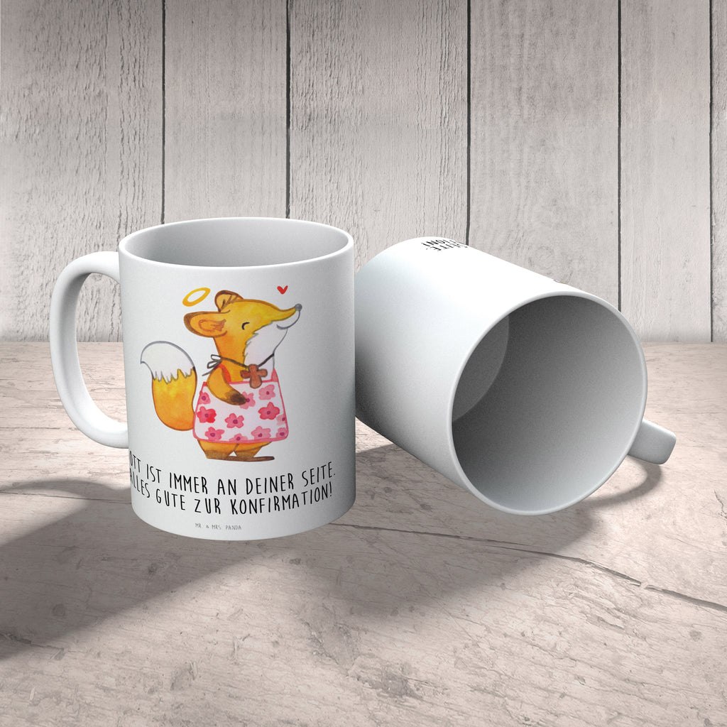 Tasse Fuchs Konfirmation Mädchen Tasse, Kaffeetasse, Teetasse, Becher, Kaffeebecher, Teebecher, Keramiktasse, Porzellantasse, Büro Tasse, Geschenk Tasse, Tasse Sprüche, Tasse Motive, Kaffeetassen, Tasse bedrucken, Designer Tasse, Cappuccino Tassen, Schöne Teetassen, Konfirmation, Kommunion, Jugendweihe, Konfirmation Geschenk, Gott, Gläubig, Alles Gute