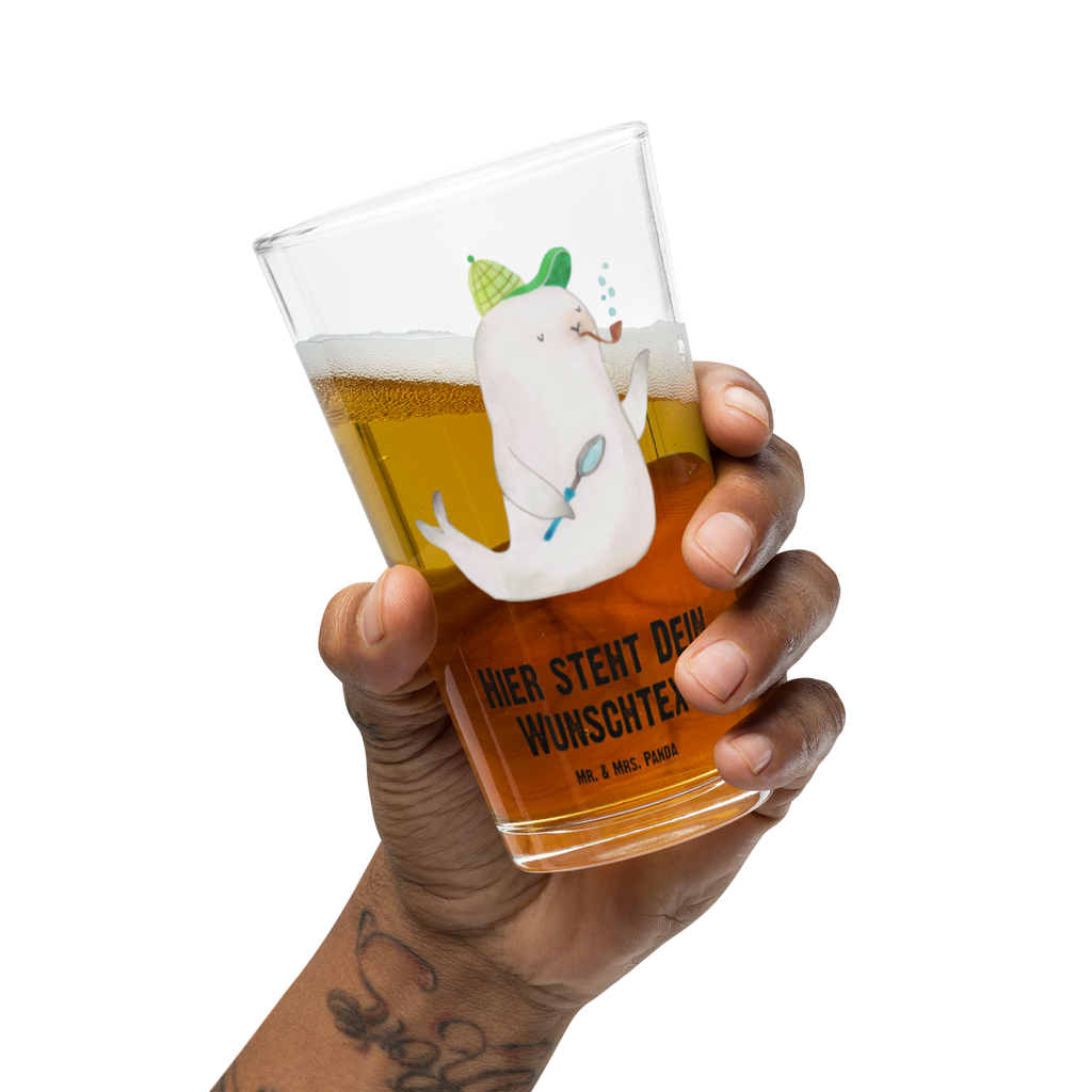 Personalisiertes Trinkglas Robbe Sherlock Personalisiertes Trinkglas, Personalisiertes Glas, Personalisiertes Pint Glas, Personalisiertes Bierglas, Personalisiertes Cocktail Glas, Personalisiertes Wasserglas, Glas mit Namen, Glas selber bedrucken, Wunschtext, Selbst drucken, Wunschname, Tiermotive, Gute Laune, lustige Sprüche, Tiere