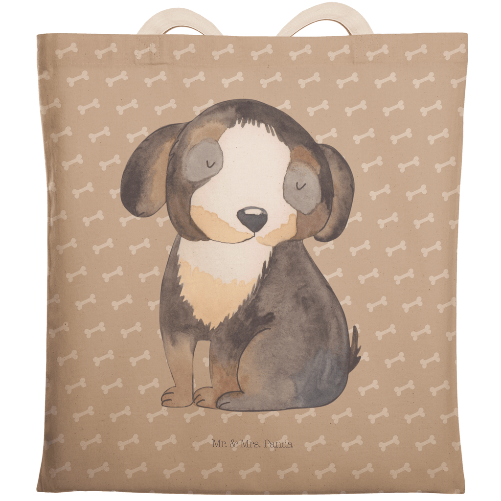 Einkaufstasche Hund entspannt Tragetasche, Tasche, Beutel, Stofftasche, Baumwolltasche, Umhängetasche, Shopper, Einkaufstasche, Beuteltasche, Hund, Hundemotiv, Haustier, Hunderasse, Tierliebhaber, Hundebesitzer, Sprüche, schwarzer Hund, Hundeliebe, Liebe, Hundeglück