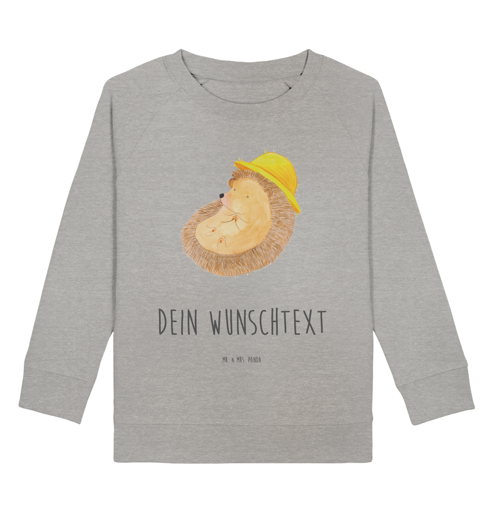 Personalisierter Kinder Pullover Igel betet Personalisierter Kinder Pullover, Personalisiertes Kinder Sweatshirt, Jungen, Mädchen, Tiermotive, Gute Laune, lustige Sprüche, Tiere, Igel, Igel mit Hut, Sonnenhut, Gott, Amen, beten, Leben, Dankbarkeit, Dankbar sein, dankbar, genießen