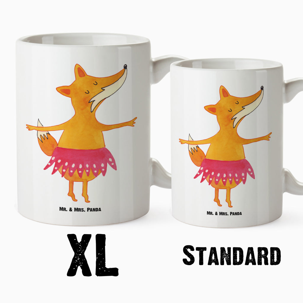 XL Tasse Fuchs Ballerina XL Tasse, Große Tasse, Grosse Kaffeetasse, XL Becher, XL Teetasse, spülmaschinenfest, Jumbo Tasse, Groß, Fuchs, Fuchs Spruch, Füchse, Füchsin, Ballerina, Ballett, Tänzerin, Tanzen, Party, Einladung, Geburtstag