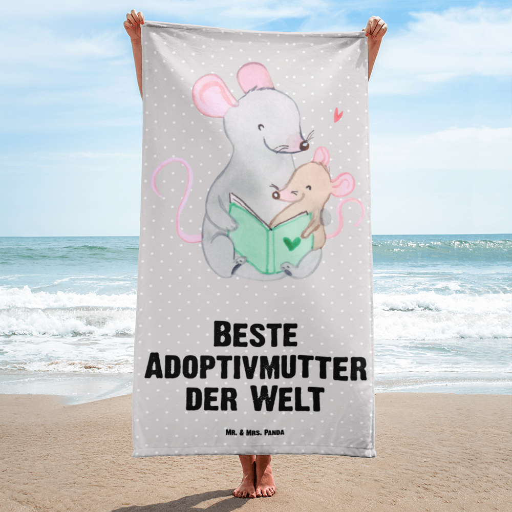 XL Badehandtuch Maus Beste Adoptivmutter der Welt Handtuch, Badetuch, Duschtuch, Strandtuch, Saunatuch, für, Dankeschön, Geschenk, Schenken, Geburtstag, Geburtstagsgeschenk, Geschenkidee, Danke, Bedanken, Mitbringsel, Freude machen, Geschenktipp, Adoptivmutter, Adoptivmama, adoptiert, Mama, Mami, Mutter, Muttertag, Mutti, Ma, Tochter, Sohn, Beste Mama, Beste, Supermama