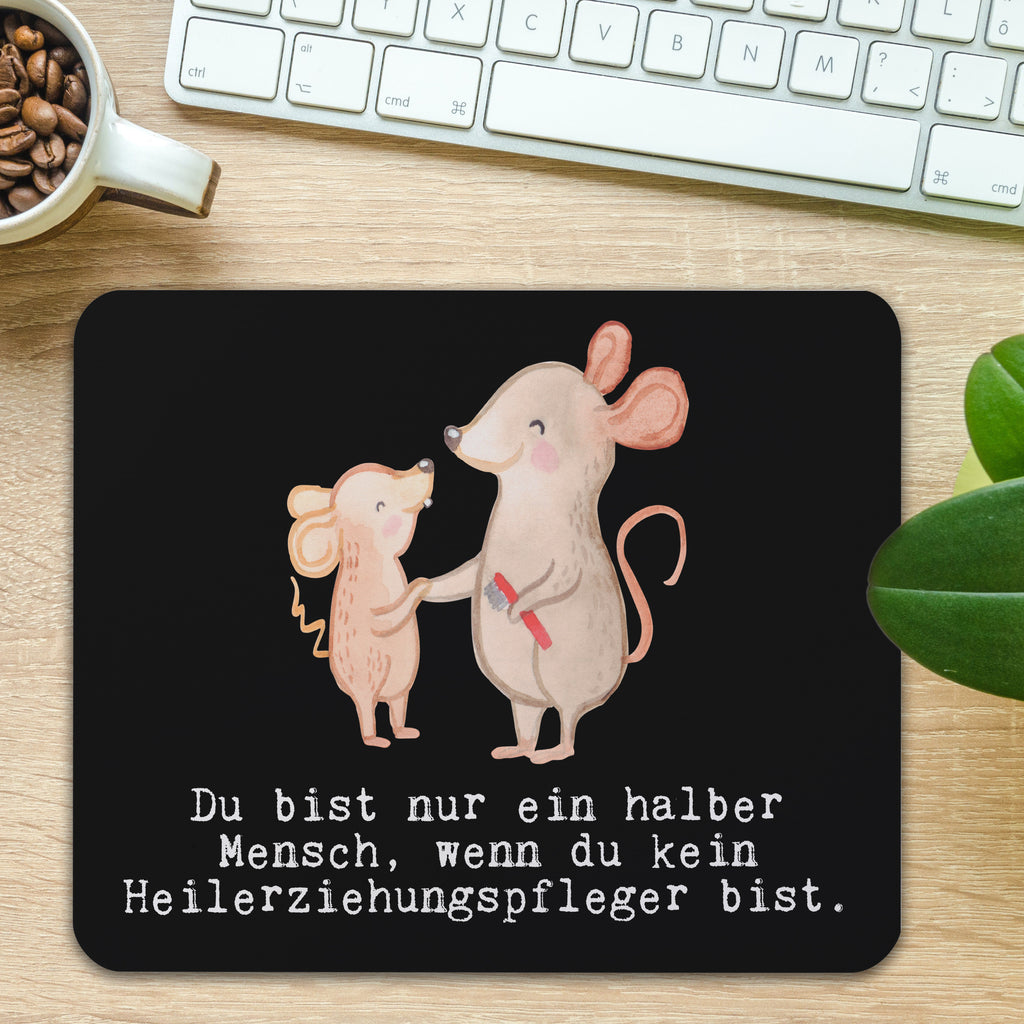 Mauspad Heilerziehungspfleger mit Herz Mousepad, Computer zubehör, Büroausstattung, PC Zubehör, Arbeitszimmer, Mauspad, Einzigartiges Mauspad, Designer Mauspad, Mausunterlage, Mauspad Büro, Beruf, Ausbildung, Jubiläum, Abschied, Rente, Kollege, Kollegin, Geschenk, Schenken, Arbeitskollege, Mitarbeiter, Firma, Danke, Dankeschön, Heilerziehungspfleger, Heilpädagoge