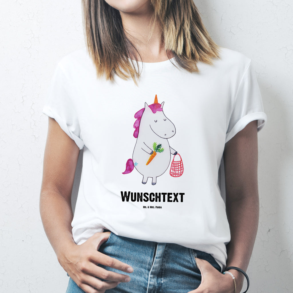 Personalisiertes T-Shirt Einhorn Gemüse T-Shirt Personalisiert, T-Shirt mit Namen, T-Shirt mit Aufruck, Männer, Frauen, Wunschtext, Bedrucken, Einhorn, Einhörner, Einhorn Deko, Pegasus, Unicorn, Biomarkt, Bio, Gemüse, Wochenmarkt