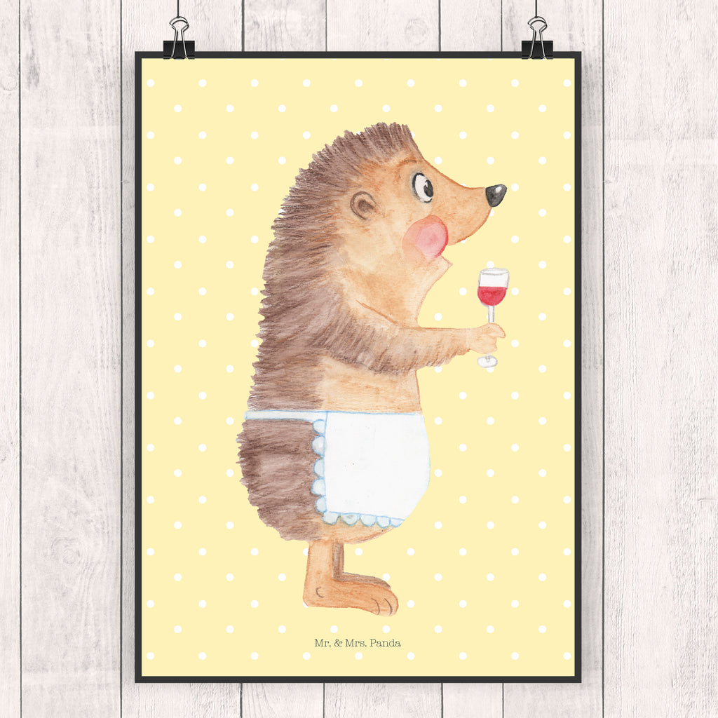 Poster Igel mit Wein Poster, Wandposter, Bild, Wanddeko, Küchenposter, Kinderposter, Wanddeko Bild, Raumdekoration, Wanddekoration, Handgemaltes Poster, Mr. & Mrs. Panda Poster, Designposter, Kunstdruck, Posterdruck, Tiermotive, Gute Laune, lustige Sprüche, Tiere, Wein Spruch, Igel, Geschenk Weintrinker, Geschenk Weinliebhaber, Wein Deko, Weinglas, Rotwein, Weißwein, Wein trinken