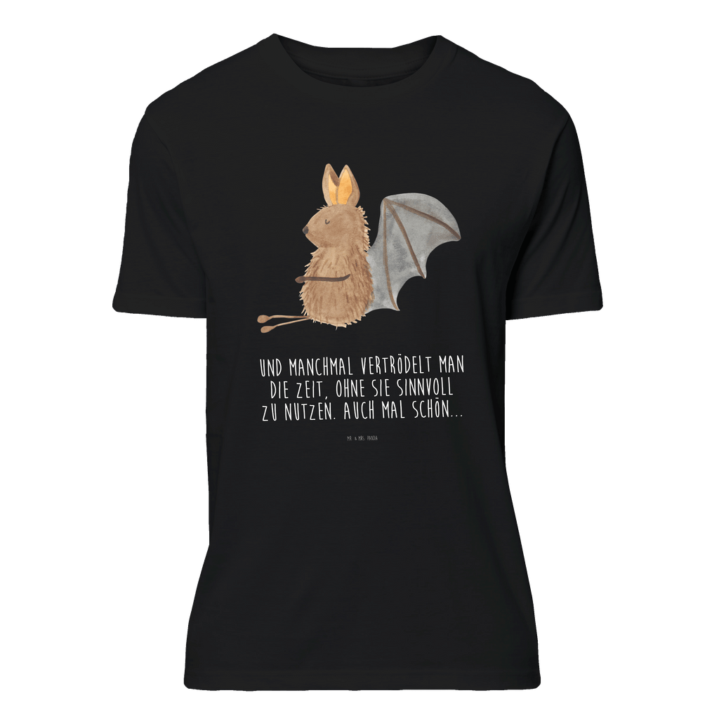 T-Shirt Standard Fledermaus Sitzen T-Shirt, Shirt, Tshirt, Lustiges T-Shirt, T-Shirt mit Spruch, Party, Junggesellenabschied, Jubiläum, Geburstag, Herrn, Damen, Männer, Frauen, Schlafshirt, Nachthemd, Sprüche, Tiermotive, Gute Laune, lustige Sprüche, Tiere, Fledermaus, Fledermäuse, Motivation, entspannen