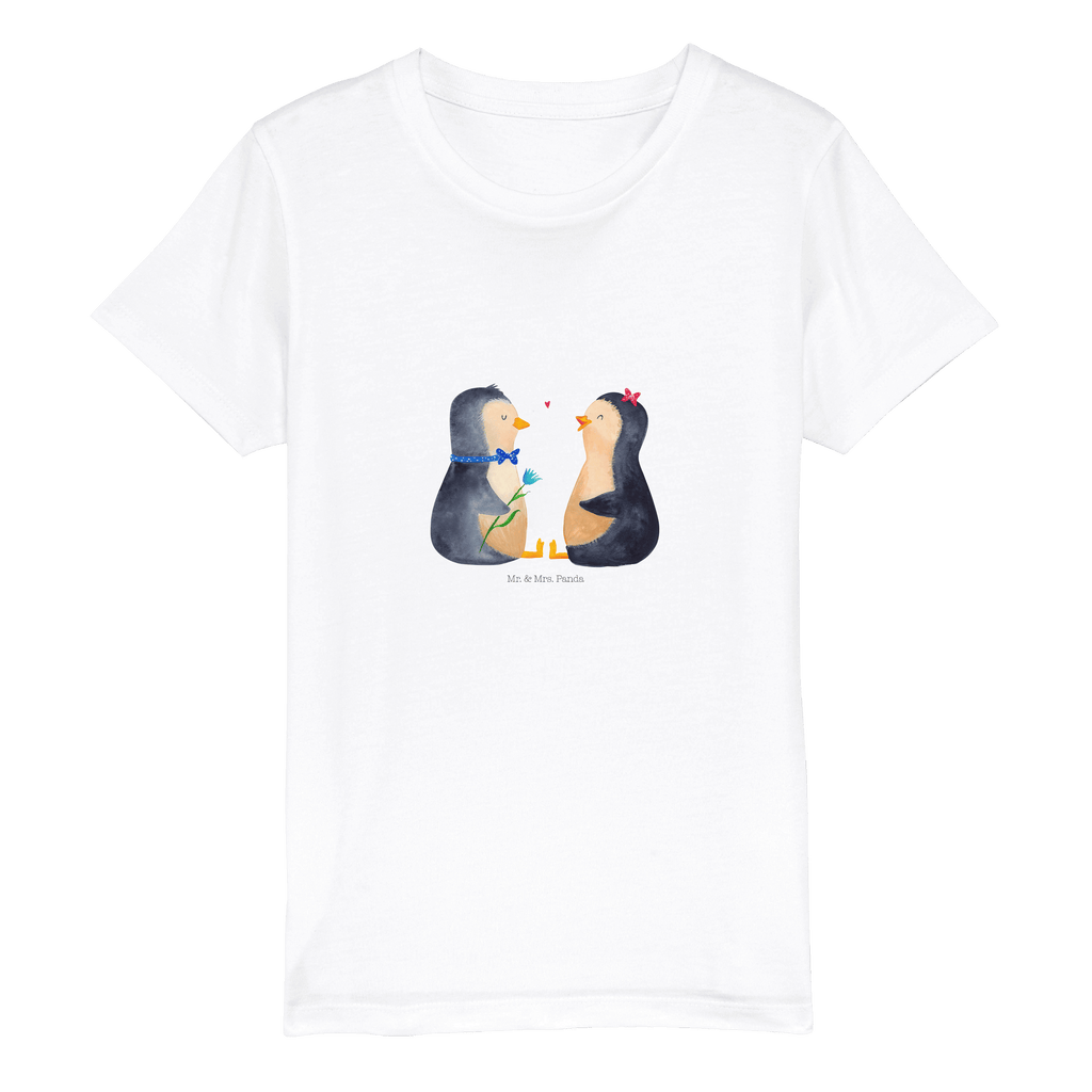 Organic Kinder T-Shirt Pinguin Pärchen Kinder T-Shirt, Kinder T-Shirt Mädchen, Kinder T-Shirt Jungen, Pinguin, Pinguine, Liebe, Liebespaar, Liebesbeweis, Liebesgeschenk, Verlobung, Jahrestag, Hochzeitstag, Hochzeit, Hochzeitsgeschenk, große Liebe, Traumpaar