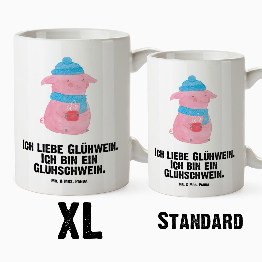 XL Tasse Glühschwein XL Tasse, Große Tasse, Grosse Kaffeetasse, XL Becher, XL Teetasse, spülmaschinenfest, Jumbo Tasse, Groß, Winter, Weihnachten, Weihnachtsdeko, Nikolaus, Advent, Heiligabend, Wintermotiv, Glühschwein, Glühwein, Weihnachtsmarkt, Punsch