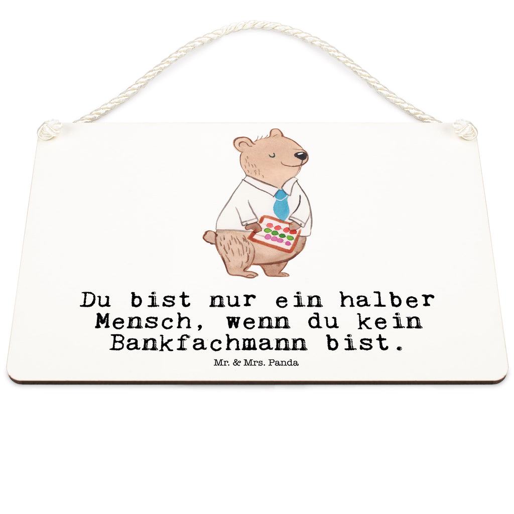 Deko Schild Bankfachmann mit Herz Dekoschild, Deko Schild, Schild, Tür Schild, Türschild, Holzschild, Wandschild, Wanddeko, Beruf, Ausbildung, Jubiläum, Abschied, Rente, Kollege, Kollegin, Geschenk, Schenken, Arbeitskollege, Mitarbeiter, Firma, Danke, Dankeschön, Bankfachmann, Bankangestellter, Bänker, Bankberater