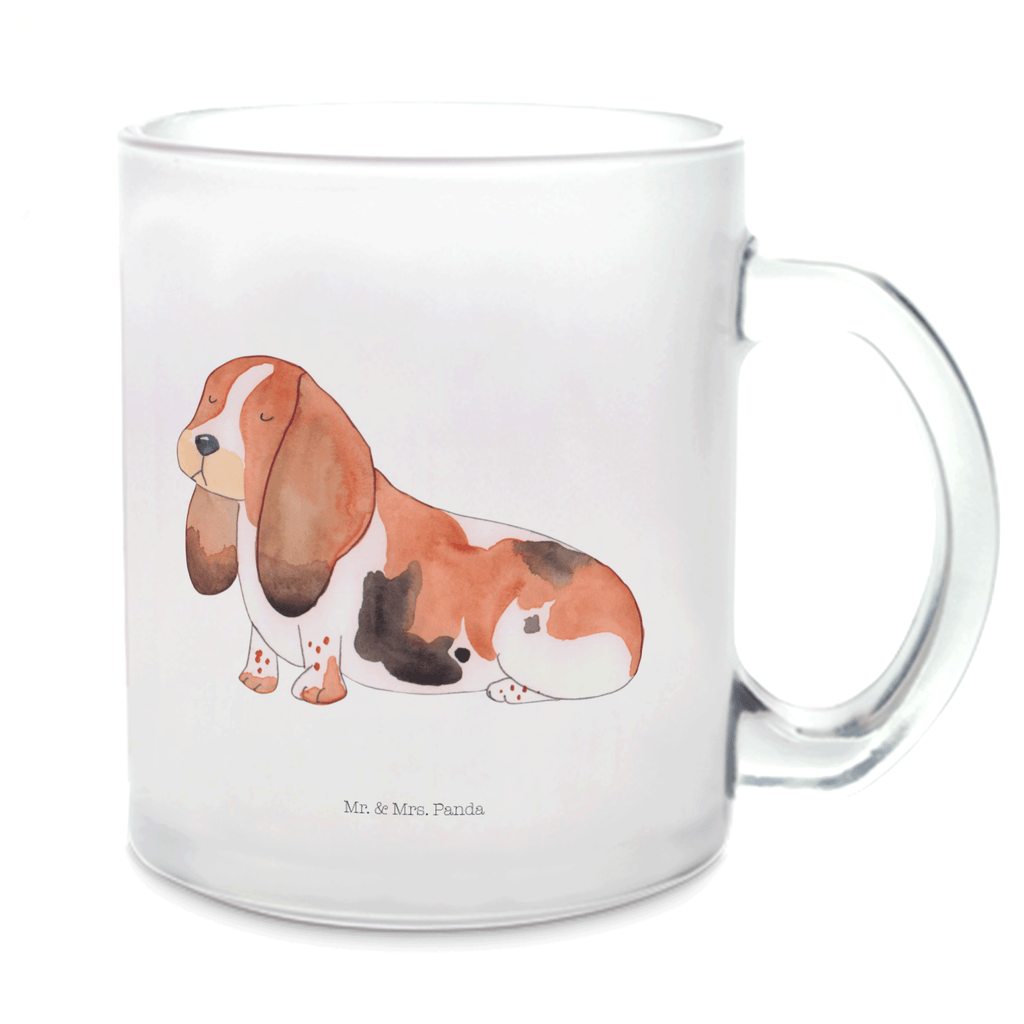 Teetasse Hund Basset Hound Teetasse, Teeglas, Teebecher, Tasse mit Henkel, Tasse, Glas Teetasse, Teetasse aus Glas, Hund, Hundemotiv, Haustier, Hunderasse, Tierliebhaber, Hundebesitzer, Sprüche, Basset Hound, Basset, Hundeliebe, kinderlos