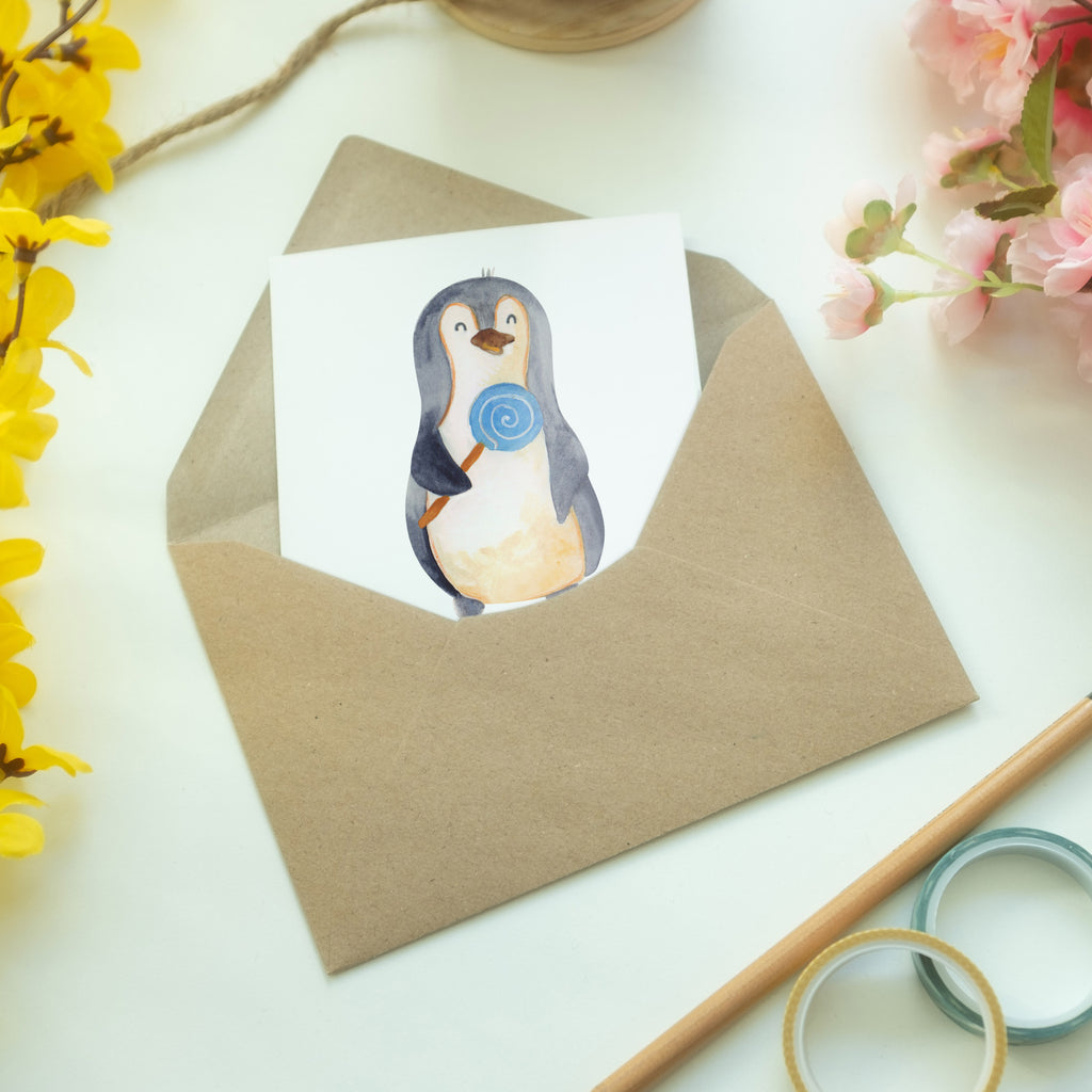 Personalisierte Grußkarte Pinguin Lolli Personalisierte Grußkarte, Personalisiertere Klappkarte, Personalisierte Einladungskarte, Personalisierte Glückwunschkarte, Personalisierte Hochzeitskarte, Personalisierte Geburtstagskarte, Grußkarte mit Namen, Grußkarte selber drucken, Grußkarte selbst gestalten, Grußkarte mit persönlichen Nachrichten, Grußkarte als Geldgeschenk, Grußkarten personalisiert, Personalisierte Karte, Pinguin, Pinguine, Lolli, Süßigkeiten, Blödsinn, Spruch, Rebell, Gauner, Ganove, Rabauke