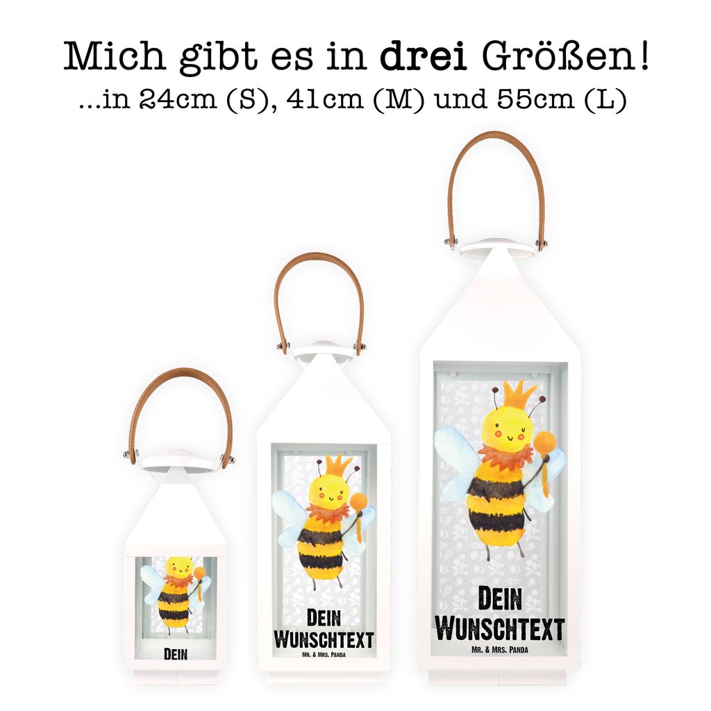 Personalisierte Deko Laterne Biene König Gartenlampe, Gartenleuchte, Gartendekoration, Gartenlicht, Laterne kleine Laternen, XXL Laternen, Laterne groß, Biene, Wespe, Hummel