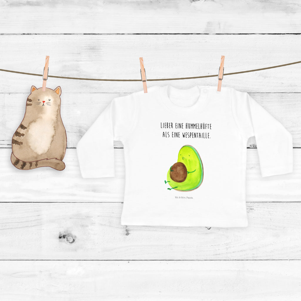 Baby Longsleeve Avocado pfeift Mädchen, Jungen, Baby, Langarm, Bio, Kleidung, Avocado, Veggie, Vegan, Gesund, Diät, Abnehmen, Ernährung, dick sein, Pummelfee