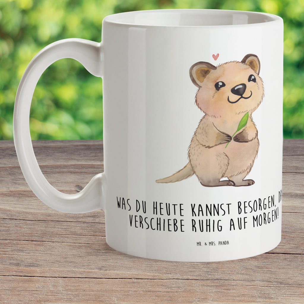 Kindertasse Quokka Happy Kindertasse, Kinder Tasse, Kunststoff Tasse, Kindergarten Tasse, Trinkbecher, Camping Becher, Kaffeetasse, Kunststoffbecher, Kindergartenbecher, Outdoorgeschirr, Kunststoffgeschirr, Reisebecher, Reisetasse, Kinderbecher, Bruchfeste Tasse, Bruchsichere Tasse, Plastik Tasse, Plastiktasse, Tiermotive, Gute Laune, lustige Sprüche, Tiere, Quokka, Verschieben, Aufschieberitis, Lustiger Spruch, Niedliches Tier, Dinge erledigen