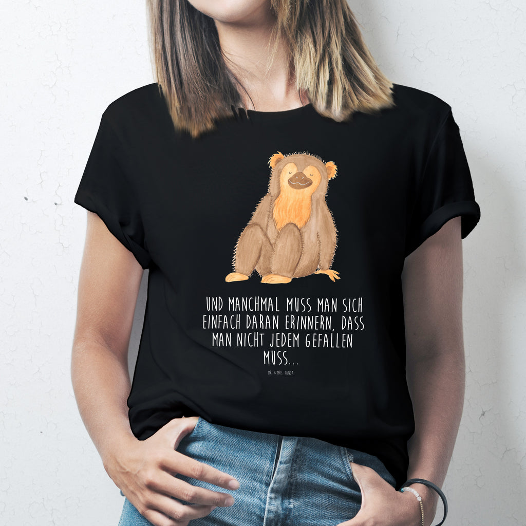 T-Shirt Standard Affe T-Shirt, Shirt, Tshirt, Lustiges T-Shirt, T-Shirt mit Spruch, Party, Junggesellenabschied, Jubiläum, Geburstag, Herrn, Damen, Männer, Frauen, Schlafshirt, Nachthemd, Sprüche, Afrika, Wildtiere, Affe, Äffchen, Affen, Selbstliebe, Respekt, Motivation, Selbstachtung, Liebe, Selbstbewusstsein, Selfcare