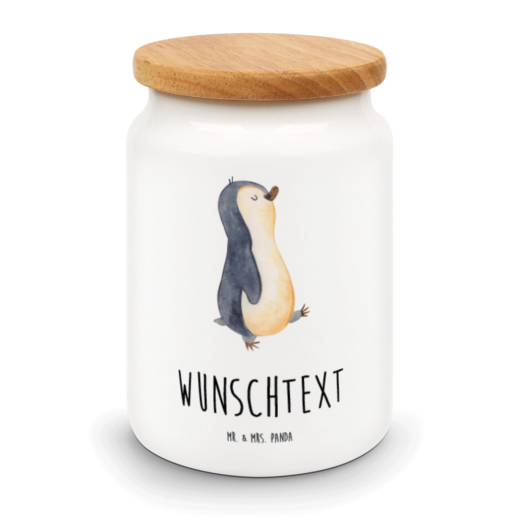 Personalisierte Vorratsdose Pinguin marschierend Personalisierte Vorratsdose, Personalisierte Keksdose, Personalisierte Keramikdose, Personalisierte Leckerlidose, Personalisierte Dose, Personalisierter Vorratsbehälter, Personalisierte Aufbewahrungsdose, Pinguin, Pinguine, Frühaufsteher, Langschläfer, Bruder, Schwester, Familie