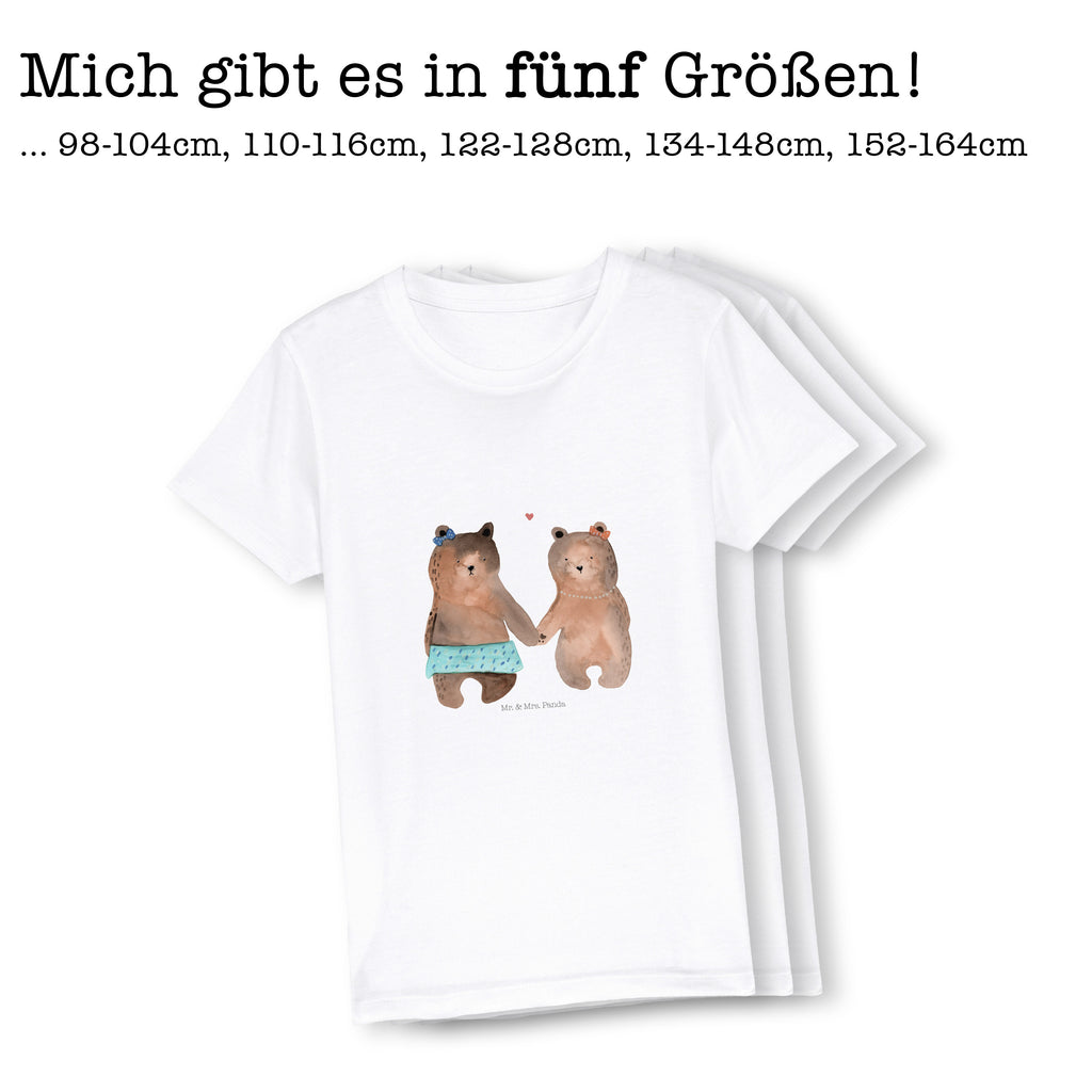 Organic Kinder T-Shirt Bär Freundin Kinder T-Shirt, Kinder T-Shirt Mädchen, Kinder T-Shirt Jungen, Bär, Teddy, Teddybär, Bär Freundin Beste Freund Liebe Liebesbeweis Verliebt Kumpel Kumpeliene