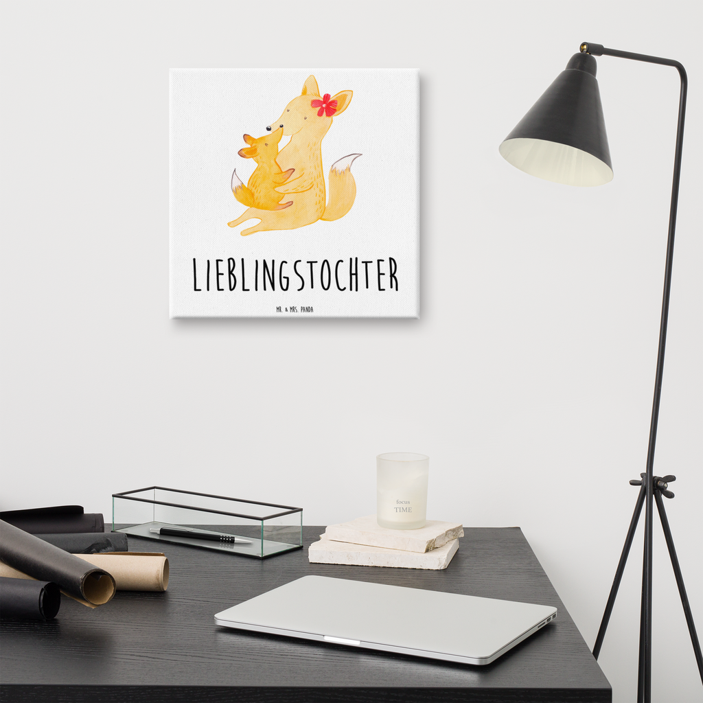 Leinwand Bild Fuchs Mama Leinwand, Bild, Kunstdruck, Wanddeko, Dekoration, Familie, Vatertag, Muttertag, Bruder, Schwester, Mama, Papa, Oma, Opa, Mutter, Tochter, Lieblingstochter, Beste Tochter, Geschenk