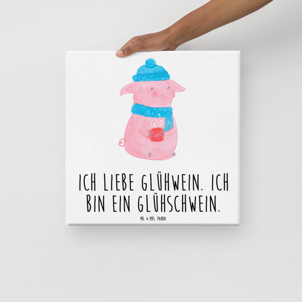 Leinwand Bild Schwein Glühwein Leinwand, Bild, Kunstdruck, Wanddeko, Dekoration, Winter, Weihnachten, Weihnachtsdeko, Nikolaus, Advent, Heiligabend, Wintermotiv, Glühschwein, Glühwein, Weihnachtsmarkt, Punsch