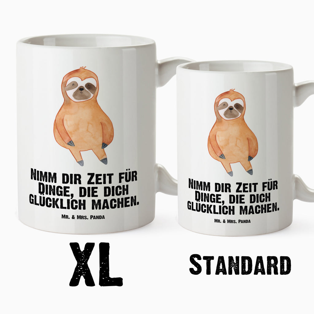 XL Tasse Faultier Zufrieden XL Tasse, Große Tasse, Grosse Kaffeetasse, XL Becher, XL Teetasse, spülmaschinenfest, Jumbo Tasse, Groß, Faultier, Faultier Geschenk, Faultier Deko, Faultiere, faul, Lieblingstier, Pause, relaxen, Glück, glücklich, zufrieden, happy, Zufriedenheit, Gelassenheit, Ruhe, Frieden