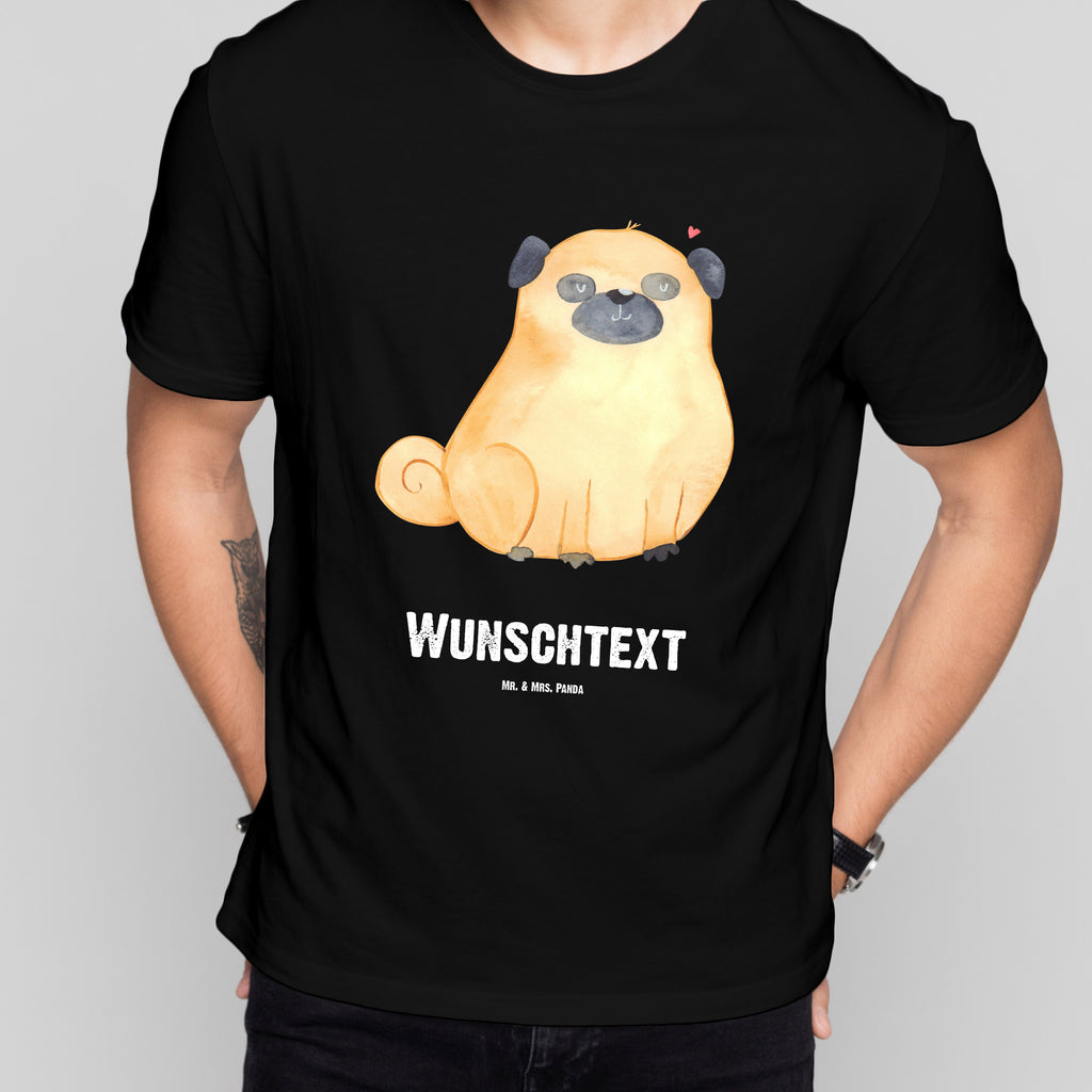 Personalisiertes T-Shirt Mops T-Shirt Personalisiert, T-Shirt mit Namen, T-Shirt mit Aufruck, Männer, Frauen, Hund, Hundemotiv, Haustier, Hunderasse, Tierliebhaber, Hundebesitzer, Sprüche, Mops, Liebe, Hundeliebe